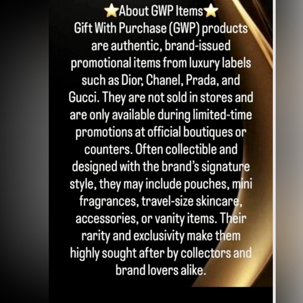 Dior bag Gold star Beauty Limited Holiday Gold Edition Bag Medium NWT 13x7.5x5 - Picture 10 of 12